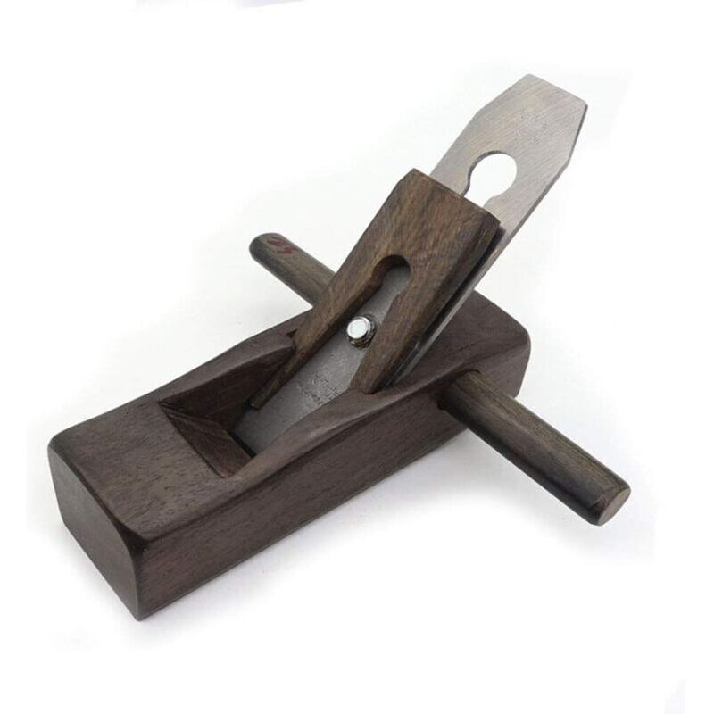 Handhobel. Mini-holzhobel, Handwerkzeug Mit Flacher Unterseite, Hobel Aus Ebenholz, Schreinerhobel Mit Griff Zum Hobeln Von Holz.