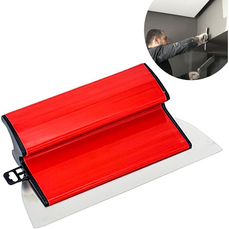 Glättspachtel 25 Professionelles Glättmesser 0,5 Mm Breiter Spachtel Zum Glätten Und Fertigstellen Von Betonbeschichtungen