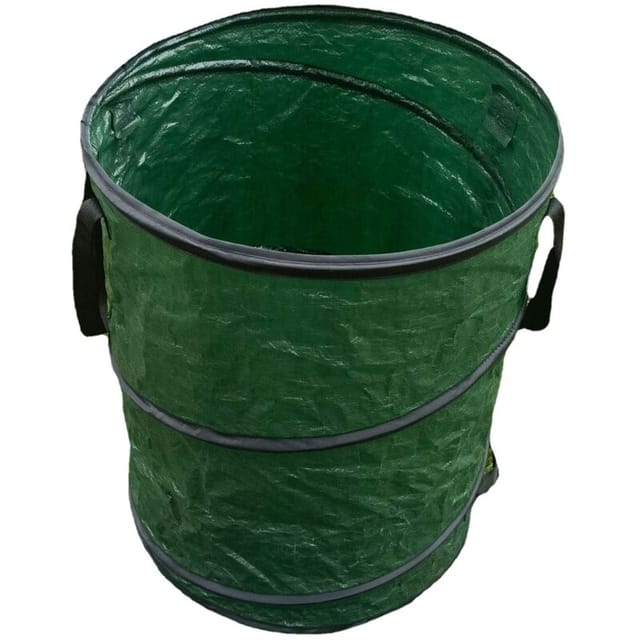 Zusammenfaltbarer Gartensack Cpsarkv Mit Tragegriffen. 46 X 46 X 60 Cm. Grün. Unifarben.