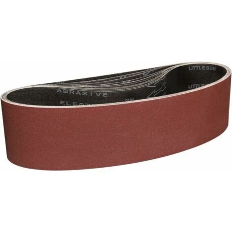 Schleifbänder 100 X 610 Mm – 10er-pack – Körnung 120 – Zum Schleifen Von Holz, Aluminium Und Nichteisenmetallen – Antistatisch Und Abwaschbar – 10 Mm