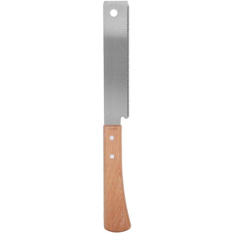 Kleine Handsäge. Japanische Doppelschneid-zugsäge Mit Holzgriff. Werkzeug Für Bündige Schnitte Bei Der Holzbearbeitung. 30 Cm (12 Zoll).