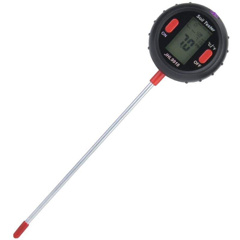 (29×7,7×7,7) Digitales 5-in-1-bodenfeuchtigkeitsmessgerät, Feuchtigkeitslampe, Ph-tester-set, Pflanzenfeuchtigkeitsmesser Mit Thermometer, Gartenwerkzeug Für Garten, Bauernhof, Rasen Und Innenräume