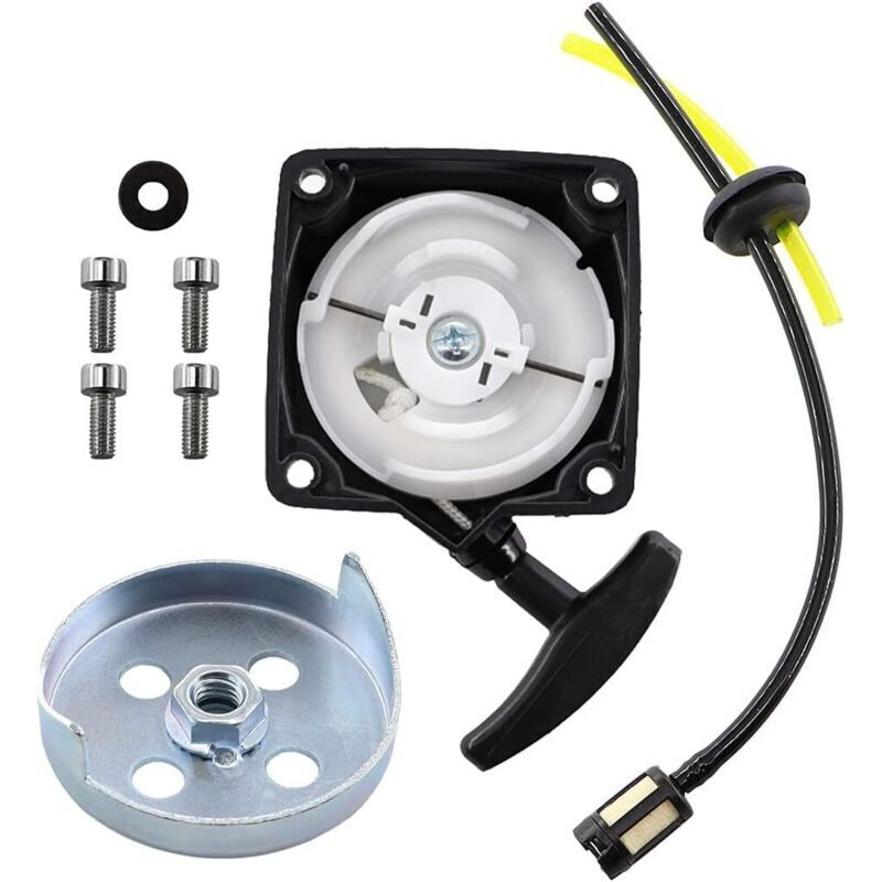 Starter Für Freischneider, Erdbohrer Oder 5-in-1-multifunktionswerkzeug. Starterplatte Und Schraube.