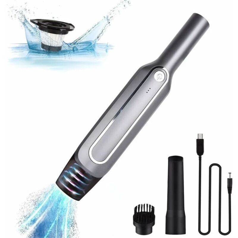 Tragbarer, Kabelloser Handstaubsauger (6000 Pa) Mit 2000-mah-akku. Mini-tischstaubsauger Für Auto, Küche, Auto, Sofa Und Haustiere.
