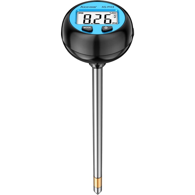 (26×6,3×6,3) (ph3) Pflanzenhygrometer. Feuchtigkeitsmesser Für Pflanzen. 3-in-1-bodenmessgerät Mit Ph-wert-, Temperatur- Und Feuchtigkeitsmessung. Bodenfeuchtigkeitssensor Für Pflanzen Im Innen- Und A