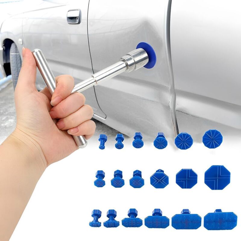 Auto-dellenreparatur-werkzeugset - Auto-dellenzieher - Lackloser Dellenzieher - Werkzeuge Für Die Außenpflege Von Autos.
