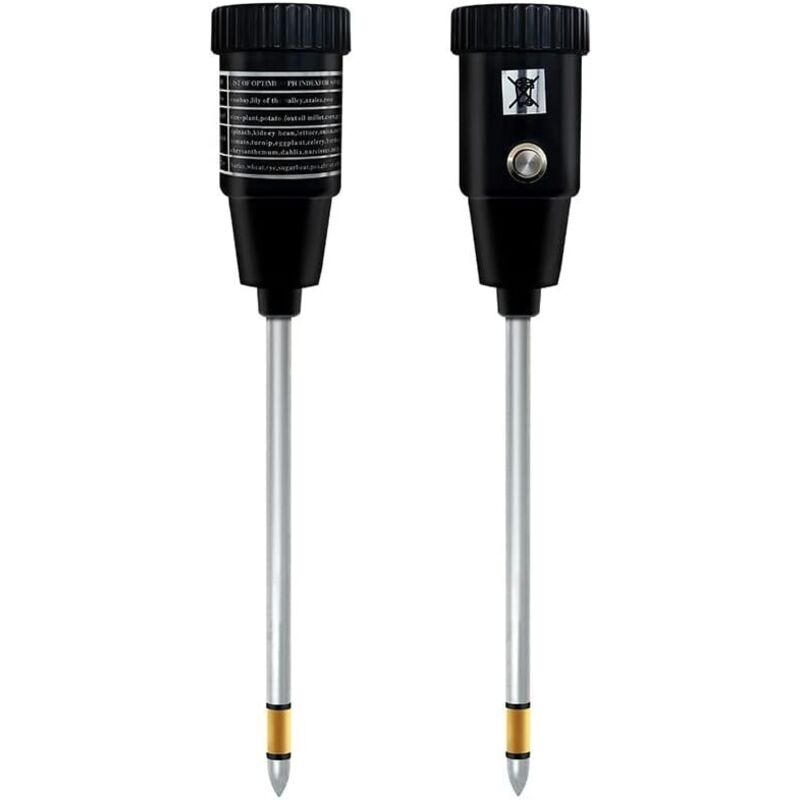 (26×5×5) Boden-ph- Und Feuchtigkeitsmessgerät. Hochpräzises 2-in-1-gerät Zur Messung Von Ph-wert Und Bodenfeuchtigkeit Mit Rostfreier Metallsonde.
