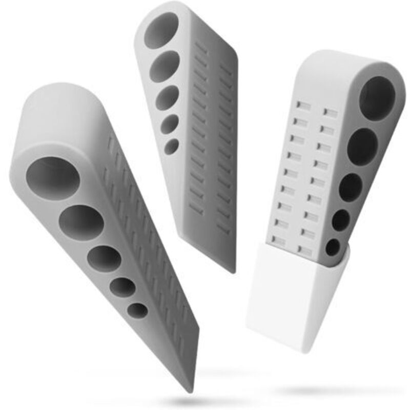 [3er-set]. Rutschfester Türstopper Aus Gummi, Keine Befestigung Erforderlich, Ideal Für Fliesen, Teppichböden, Läufer, Fußböden Und Laminat – Ungiftig Und Geruchlos.