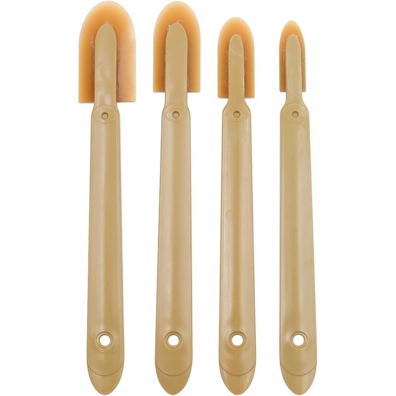 Silikon-fugenwerkzeug-set. 4 Größen. Fingerspitzen Zum Glätten. Fugenapplikator Mit Griff Für Toiletten Und Sockelleisten Aus Ziegelstein.
