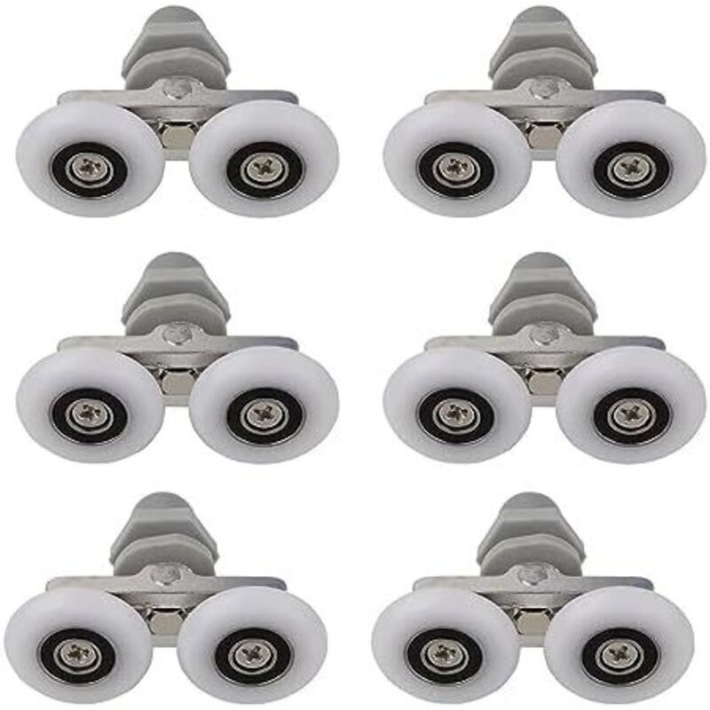 25-mm-duschtürrollen. 4 Stück Schiebetürrollen Für Duschen. Für Glasbohrungen Von 10–14 Mm. Duschtürrollen.