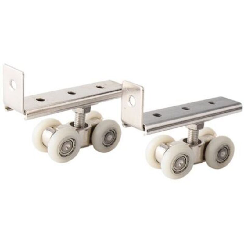 Set Mit 2 Rollen Für Schiebetüren, Kleiderschränke, Schränke Und Fenster.