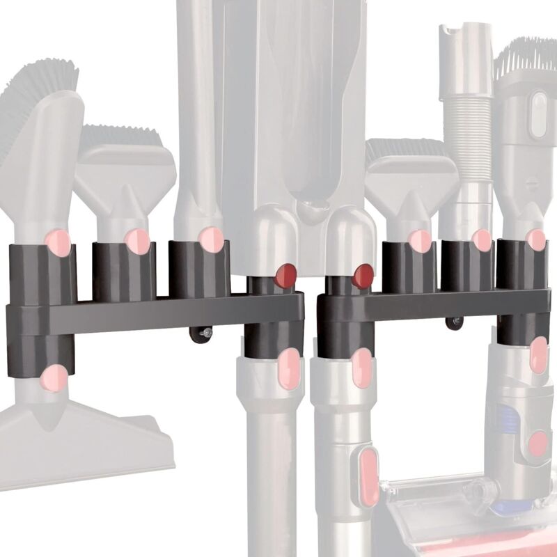 (25x8x10) Wandmontierter Zubehörhalter Für Dyson V15 V12 V11 V10 V8 V7 Staubsauger (10 Aufbewahrungsfächer. 2er-pack)