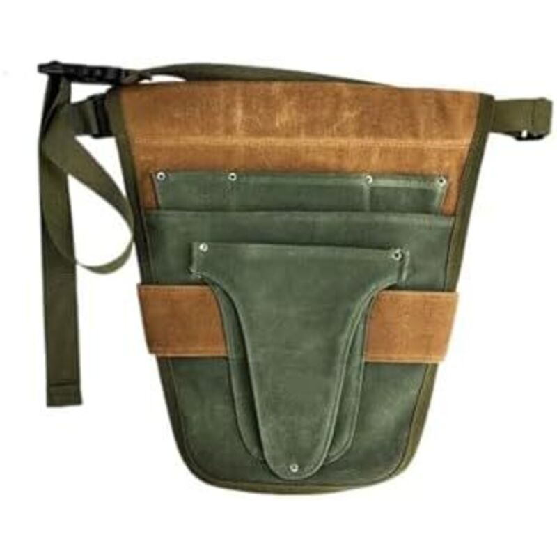 30 X 28,5 Cm Große Garten-hüfttasche, Gürteltasche Aus Canvas Für Gartengeräte Mit Mehreren Wasserdichten Aufbewahrungstaschen, Tragbar Für Damen Und Herren, Robust, Für Scheren, Rasenmäher