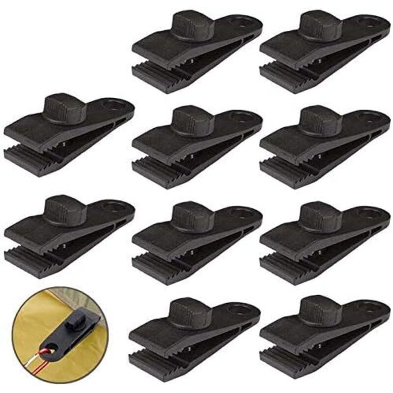 8x3x2,5 Planenclips. Windfeste Klemmen Für Markisen. Für Camping, Wohnwagen, Autoabdeckungen Und Poolabdeckungen (10 Stück).