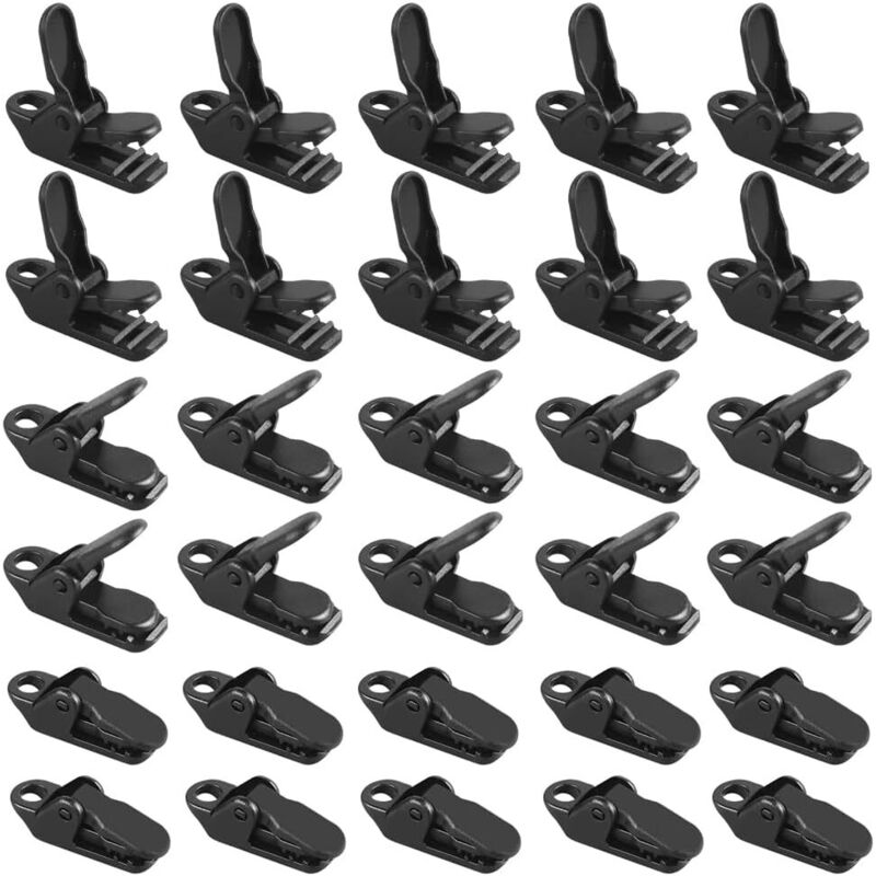 100 Stück Planenclips. Zeltclips, Kunststoffclips Für Sonnensegel, Befestigungsclips, Planenclips, Markisenclips, Kunststoffclips Für Outdoor-aktivitäten. 3,2 X 1 X 1,3 Cm