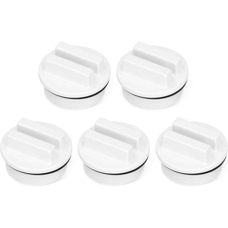 5-teiliges Winter-poolstopfen-set. Poolstopfen Zum Überwintern. Poolstopfen. Winterzubehör Für Pools. 1 1/2"-poolrücklaufstopfen, Gewinde-poolschlauchstopfen Mit J-stück