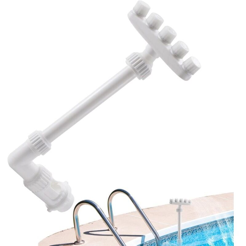 (34×18×19) Qutalmi Poolbrunnen. Verstellbarer Poolbrunnen, Poolsprinkler-zubehör, Pool-wasserfall-sprühgerät. Wasserspiel-sprühgerät.