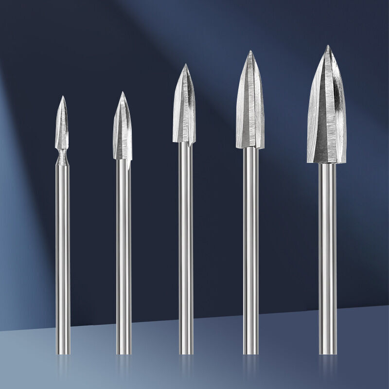 Dremel Holzschnitz-aufsatz. 5-teiliger Aufsatz Mit 3,2 Mm Schaft Für Heimwerkerprojekte. Zum Schnitzen, Gravieren, Schleifen Und Bohren.