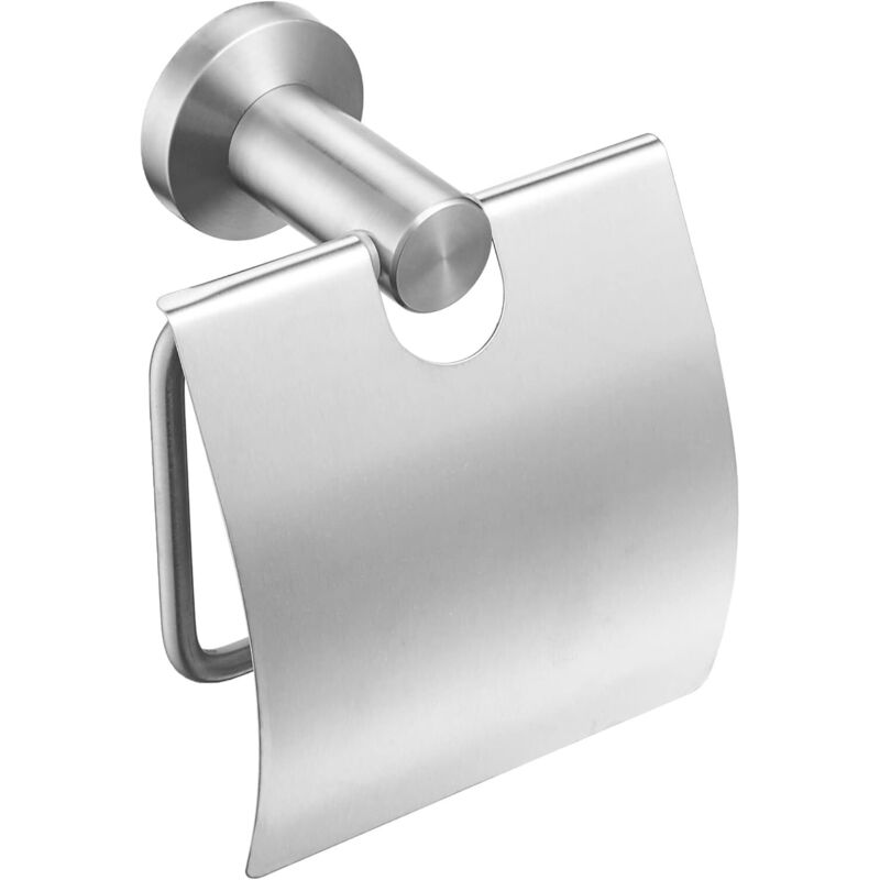 Toilettenpapierhalter Mit Deckel. Gebürsteter Toilettenpapierhalter. Edelstahldraht. Wandmontage.