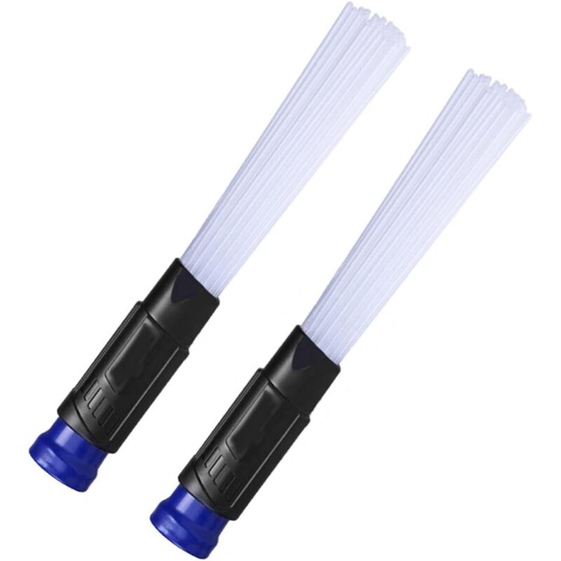 Set Mit 2 Universellen Staubsauger-staubbürstenrohren. Multifunktionale Strohhalme Für Staubsauger. Staubbürste. Tragbare Entkalkungsbürste. Schlauchverlängerungskopf.