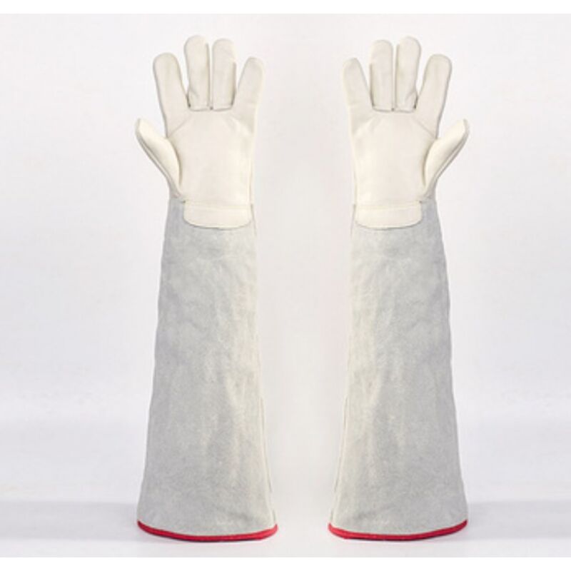 Sicherheitsarbeitshandschuhe Für Die Kryolagerung. 60 Cm Lange Kryohandschuhe. Wasserdichte Schutzhandschuhe. Handschuhe Für Die Lagerung Von Flüssigem Erdgas (lng).