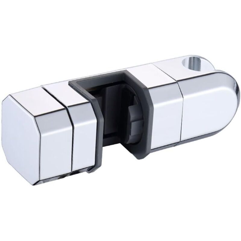 Duschkopfhalterung. Universell Passend Für 15-mm- Und 30-mm-gleitstangen. Höhen- Und Winkelverstellbar. Kratzfestes Abs-material. Erhältlich In Silber Und Schwarz.