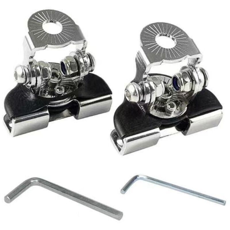 2-teilige Led-arbeitsscheinwerferhalterung. Universelle Led-arbeitsscheinwerferhalterung Aus Edelstahl Für Die Motorhaube. Klemmbare Arbeitsscheinwerferhalterung Für Geländewagen, Suvs Und 4x4s.