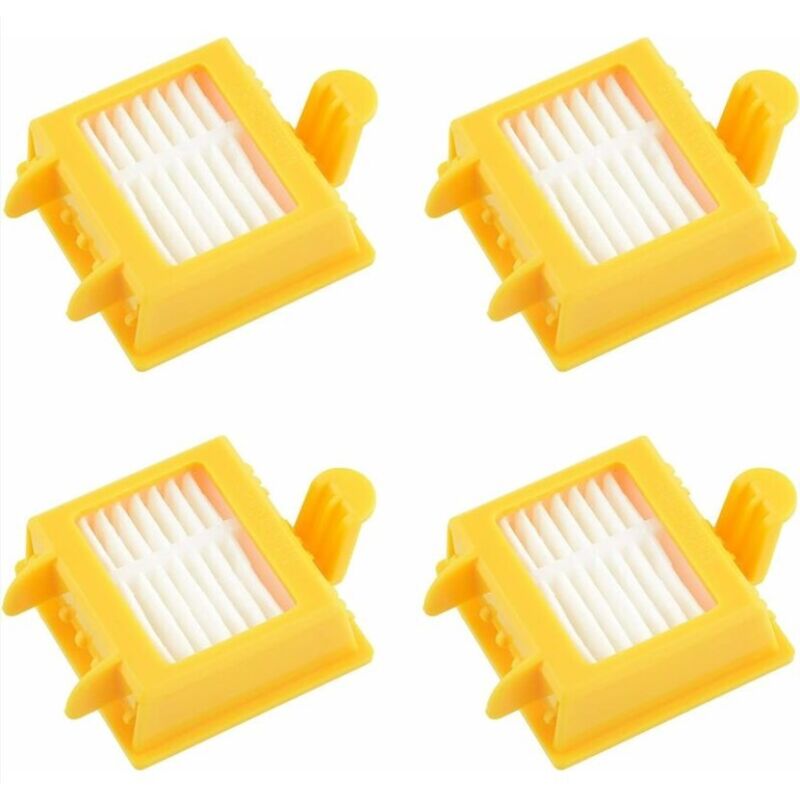 4-filter-set Kompatibel Mit Roomba 700. Ersatzteile Für Filter Der Serie 7. Enthält Vier Filter Für Die Modelle 720, 730, 750, 760, 765, 770, 772, 776, 780, 785 Und 790.