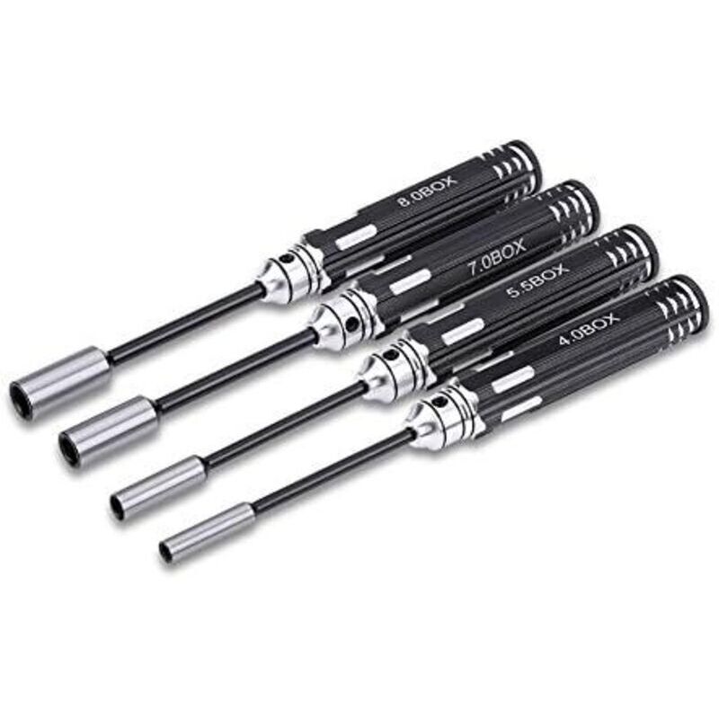 4-teiliges Set Sechskant-steckschlüssel. Sechskant-steckschlüssel-modell Für Rc-cars.