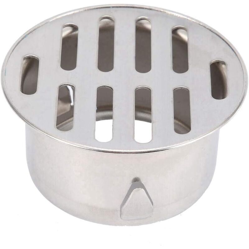 Bodenablauf Aus Edelstahl. Runder, Verstopfungsfreier Rostdeckel. Balkonablaufsiebe Für Bad, Küche Und Wc.