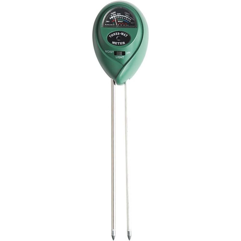 (26×3×3) 1 Boden-ph-tester. 3-in-1-gerät Zur Messung Von Bodenfeuchtigkeit, Ph-wert Und Lichtverhältnissen. Gartenwerkzeug-set Für Rasen Und Blumentöpfe. Batterielos. Umweltfreundlich.