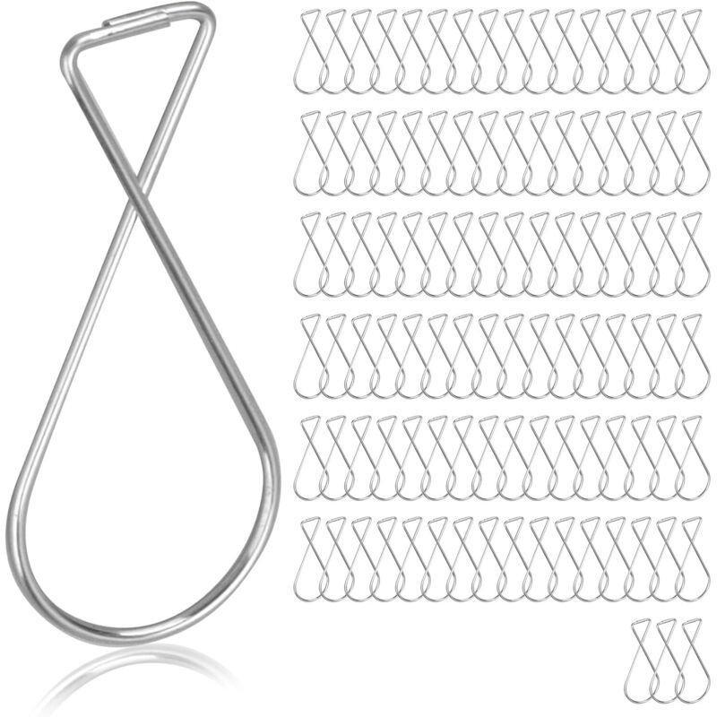 Deckenhaken. Packung Mit 100 Tragbaren Metall-deckenhaken Für Fliesendecken. Metall-deckenhaken. Aufhängehaken Für Abgehängte Decken. T-schienen-clips Fürs Büro.