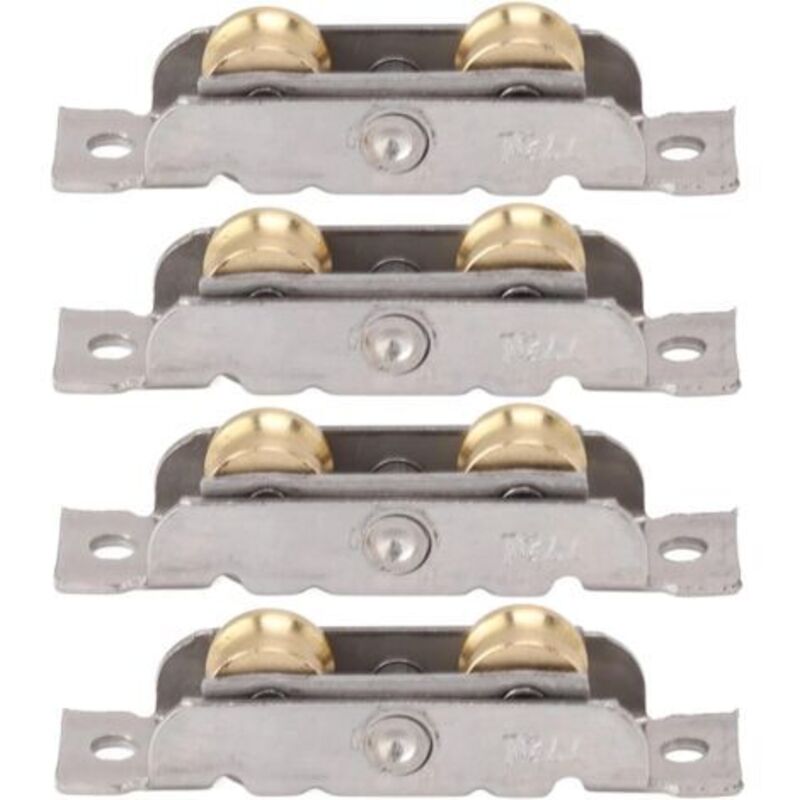 Rollenbaugruppe Für Schiebetüren. 4-teiliges Fensterlager-set Für Den Wohnbereich (konkaves Rad).