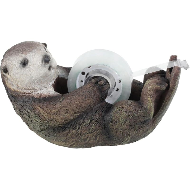Klebebandabroller. Lustiger Kleiner Otter-klebebandabroller. Einfache Handhabung. Sauberer Schnitt. Geeignet Für Büro, Schule Und Kinder.