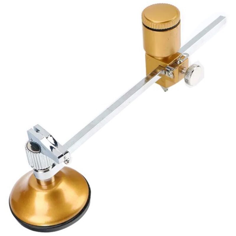 Rundglasschneider. Robuster Rundglasschneider Mit Saugnapf. Zirkelförmiger Rundglasschneider Für Glas Und Keramikfliesen. Industriequalität.