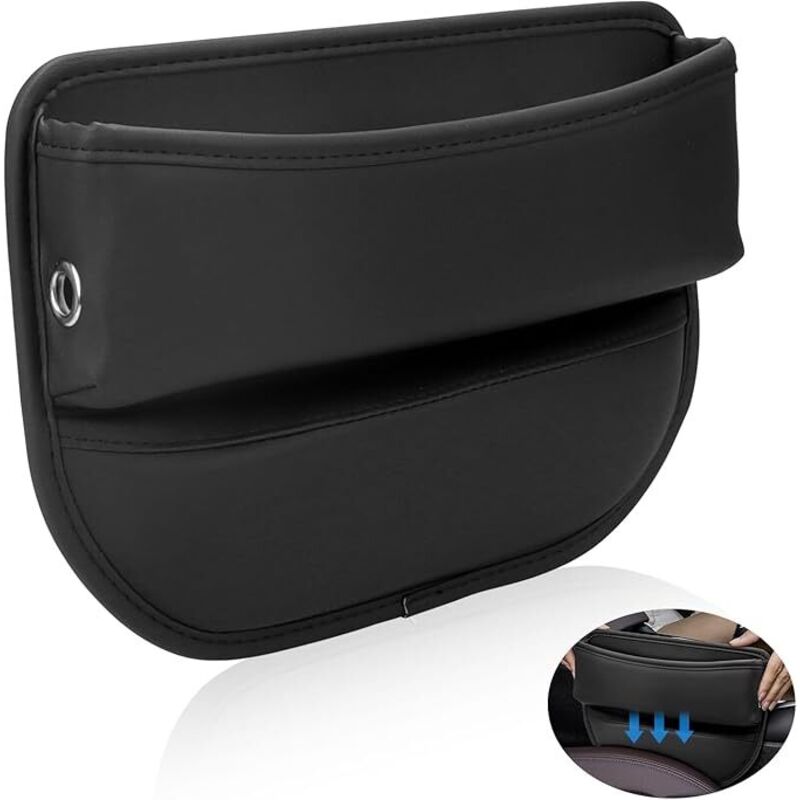 Auto-organizer. Stauraum Für Den Sitzspalt. Organizer Für Den Sitzplatz. Aufbewahrungsbox Aus Pu-leder Für Die Mittelkonsole. Für Handys, Schlüssel Usw.