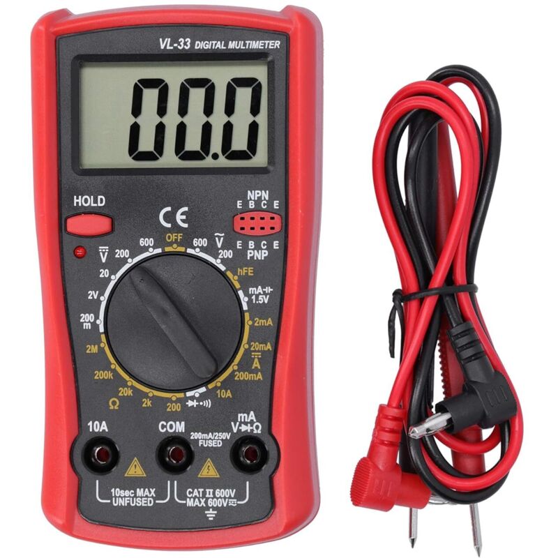 (7×15×15) Digitales Multimeter, Elektronisches Multimeter, Spannungs- Und Stromprüfer, Lcd-messgerät, Zangenvoltmeter, Mini-multimeter-tester Für Labor, Fabrik Und Werkstatt