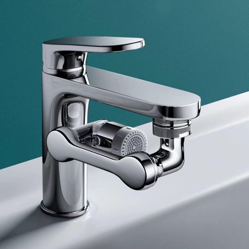 1 Stück Wasserhahn-luftsprudler. 1080° Drehbarer Luftsprudler. Robuste, Spritzwassergeschützte Wasserhahnverlängerung. Wassersparender Luftsprudler. Geeignet Für Waschbecken In Bad Und Küche.