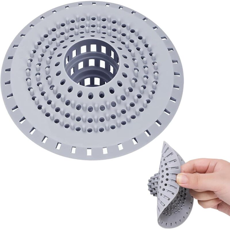 Silikon-abflusssieb. Silikon-haarfänger Für Die Dusche. Haarfilter Für Badewanne Und Dusche. Dusche. Abfluss. Küche. Bad. Waschküche