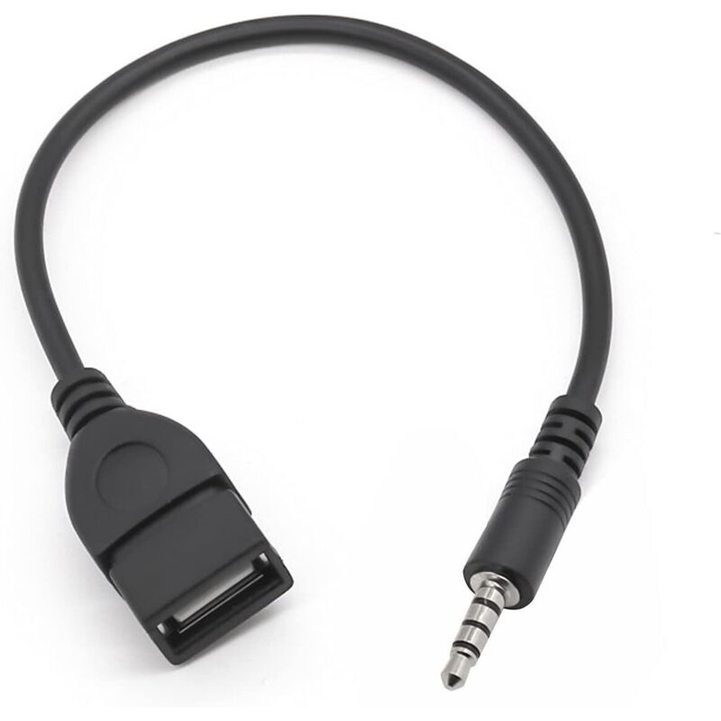 Usb-auf-3,5-mm-klinkenstecker-adapterkabel Für Stereo-audio. Geeignet Für Autoradio, Cd-player Usw. (mp3-dekodierungsfunktion Erforderlich)