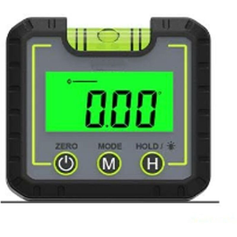 Digitaler Neigungsmesser Mit Winkelmesserfunktion. 3-in-1-winkelmesser Mit Magnetfuß, V-nut, Hintergrundbeleuchtetem Lcd-display, Neigungsmesser Mit Wasserwaage Für Holzbearbeitung, Bauwesen, Kfz-tech