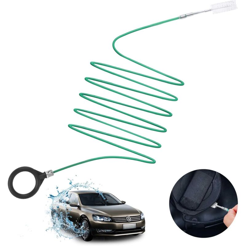 Reinigungsbürste Für Schiebedachabläufe. Werkzeug Zur Reinigung Von Autoablauflöchern, Langrohrreiniger. Autozubehör, Flexible Ablaufbürste