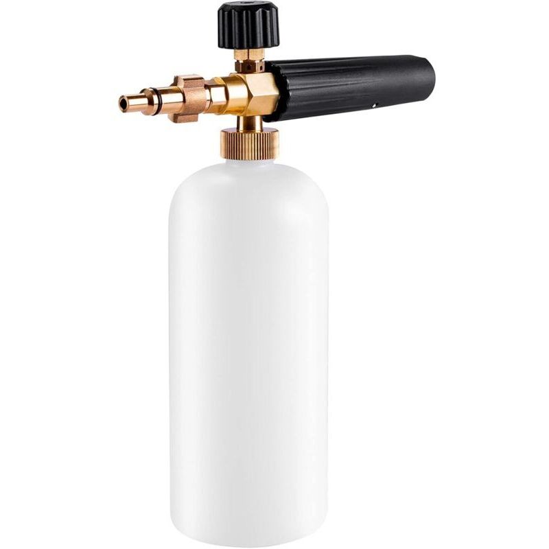 Kompatible Schaumkanone. Messingteile. Einstellbare Konzentration. Einstellbare Sprühweite. 1 Liter.