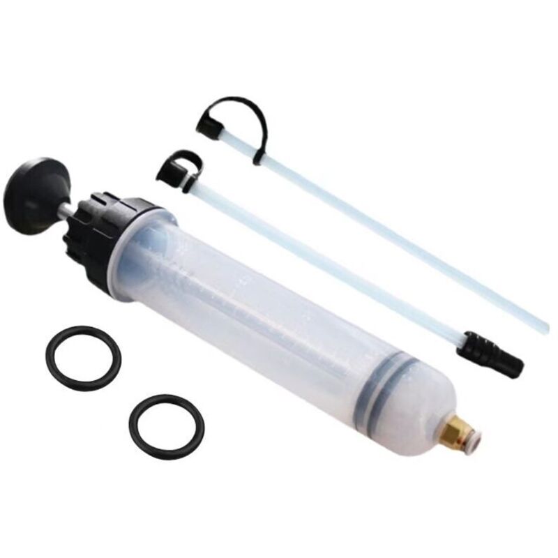 Flüssigkeitsabsauggerät. 200-cm³-spritzenpumpe Zum Umfüllen Von Kraftstoff Und Bremsflüssigkeit.