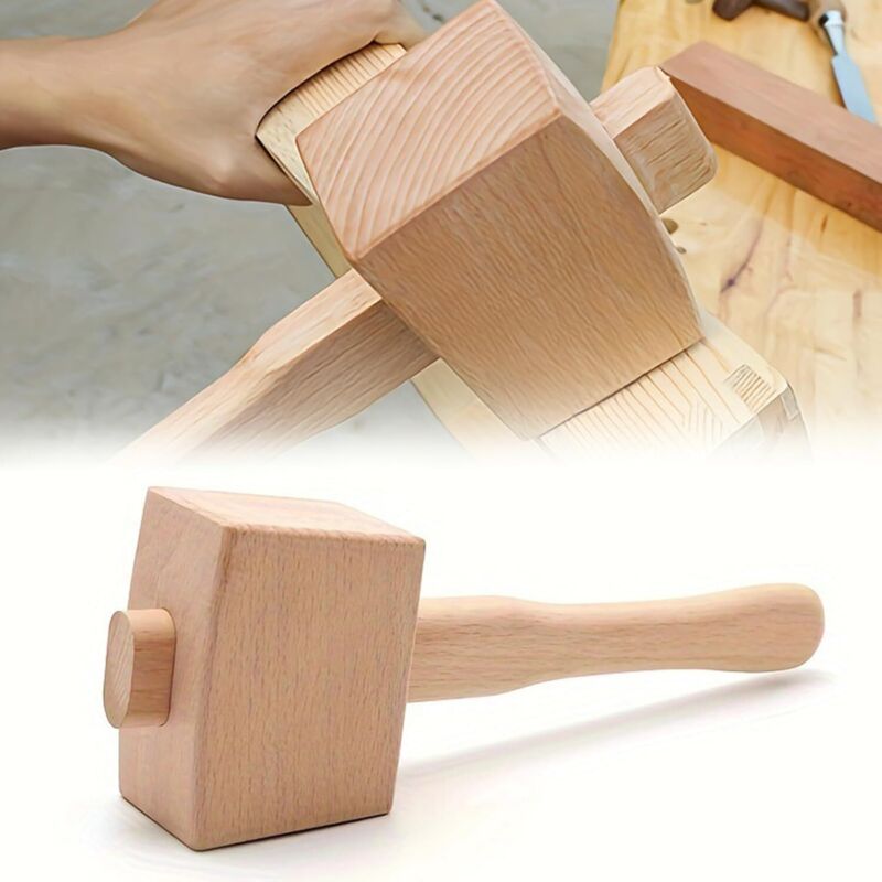 Holzhammer. Schreinerhammer. Hammer Zum Zusammenbauen Von Holzmöbeln. Für Heimwerker.