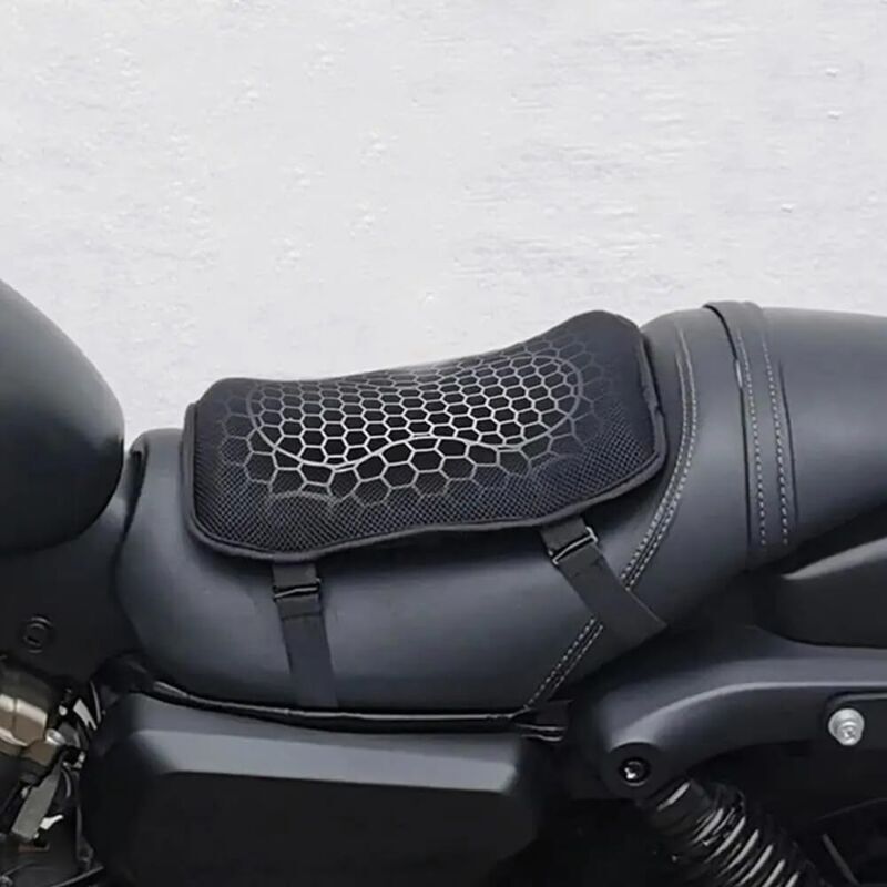 Motorradsitzkissen. Gel-motorradsitzkissen. Atmungsaktives 3d-universal-motorradsitzkissen. Stoßdämpfendes Und Rutschfestes Motorradsitzkissen. Nicht Aufblasbar. Stress- Und Vibrationsdämpfend.