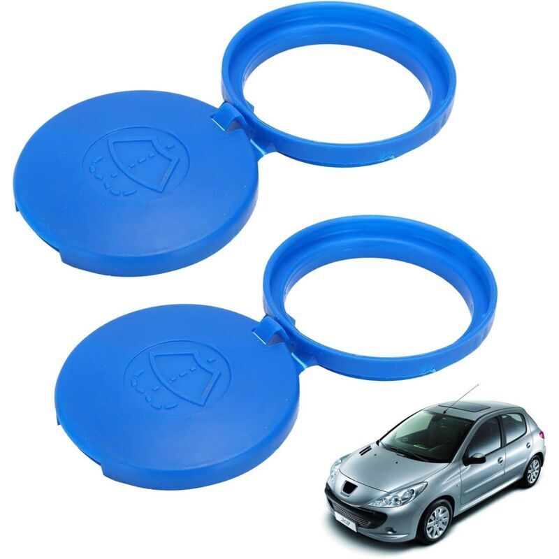 2-teiliger Deckel Für Den Scheibenwaschflüssigkeitsbehälter 643230. Kompatibel Mit Peugeot 206/207/408/307. Ersatzteil Für Die Scheibenwischeranlage.