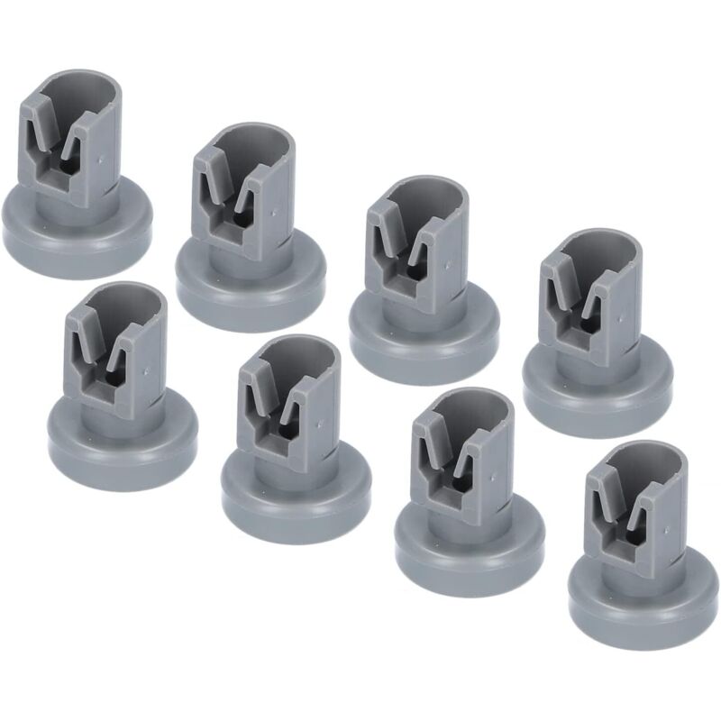 Set Mit 8 Rollen Für Den Oberen Geschirrkorb Von Geschirrspülern. Hitzebeständige Kunststoffrollen. Passend Für Geschirrspüler Der Marken Aeg Favorit, Privileg, Zanussi Und Juno.