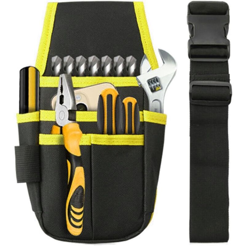 Professionelle Werkzeugtasche. Werkzeuggürtel Für Elektriker. Werkzeuggürteltasche. Professionelle Elektrikertasche. Werkzeuggürteltasche Für Klempner (gelb)