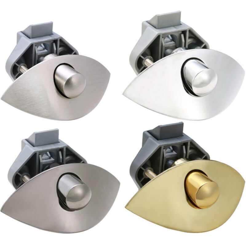 Stück Halbmondförmige Druckknopfschlösser Für 1,4–1,6 Mm Dicke Wohnwagentüren, Kleiderschranktüren, Türgriffe, Möbelgriffe, Schrankschlösser Und Sonstige Beschläge. Silber.
